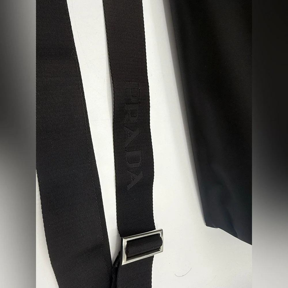 NWT PRADA Re-Nylon/ Leather Padded Large Black tote/ shopping Bag Crossbody mens - Picture 14 of 17